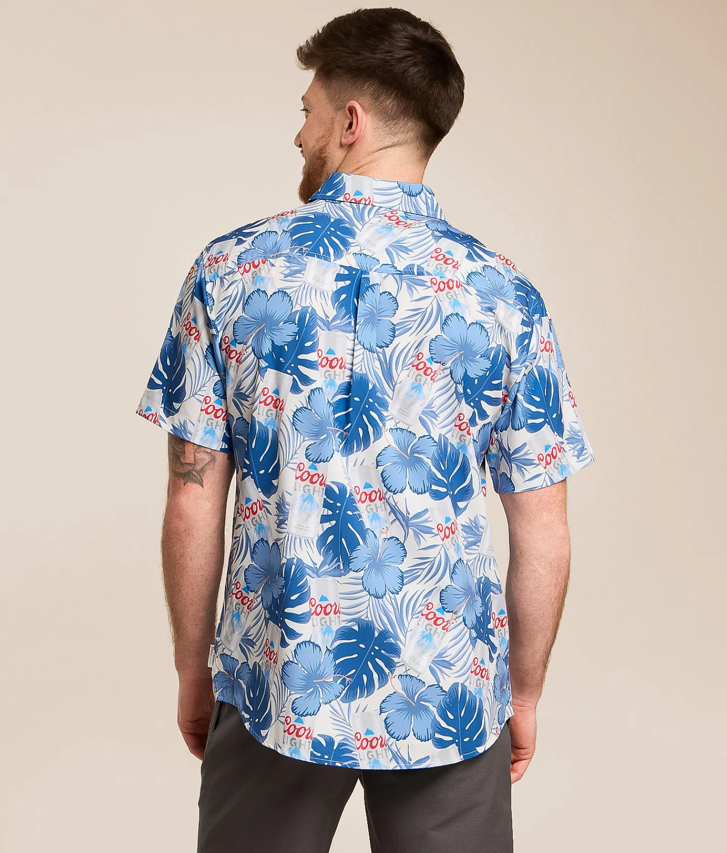Tops | Catalyst Coors Lite Shirt White Blue Red