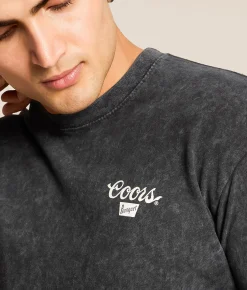 Tops|Graphic T-Shirts | Changes Coors Lockup T-Shirt Black Mineral Wash