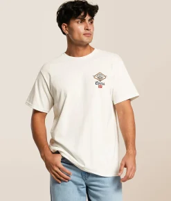 Tops|Graphic T-Shirts | Brixton Coors Longhorn T-Shirt White