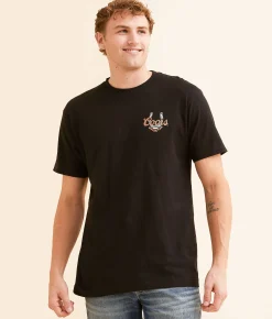 Brixton Coors Luck T-Shirt Black Online