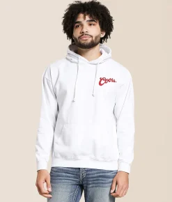 Tops | Changes Coors Not My First Rodeo Hooded Sweatshirt White