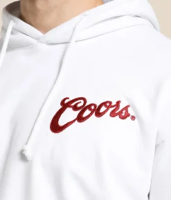 Tops | Changes Coors Not My First Rodeo Hooded Sweatshirt White