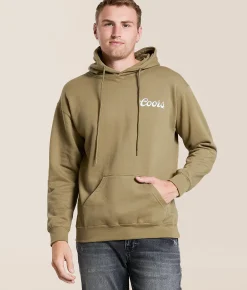 Tops | tee luv Coors Oval Badge Hooded Sweatshirt Fallen Rock