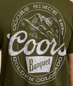 Changes Coors Oval Badge T-Shirt Sage