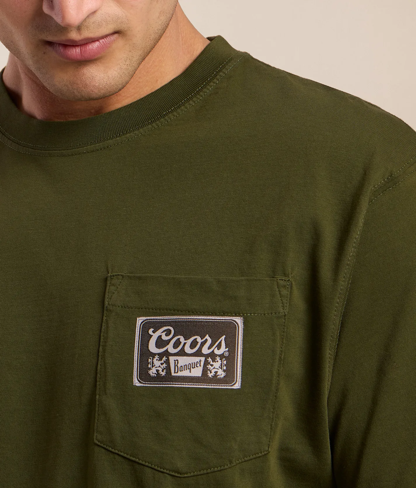 Changes Coors Oval Badge T-Shirt Sage