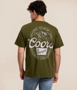 Changes Coors Oval Badge T-Shirt Sage