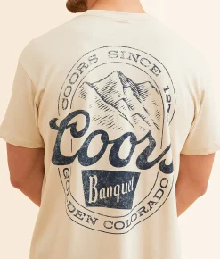 Graphic T-Shirts | Changes Coors Oval Badge T-Shirt Natural