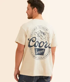 Graphic T-Shirts | Changes Coors Oval Badge T-Shirt Natural
