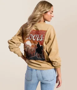 Changes Coors Oversized Pullover Beige Mineral Online