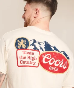 Tops|Graphic T-Shirts | American Needle Coors Patches T-Shirt Natural