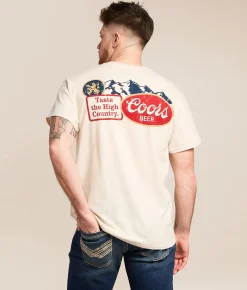 Tops|Graphic T-Shirts | American Needle Coors Patches T-Shirt Natural