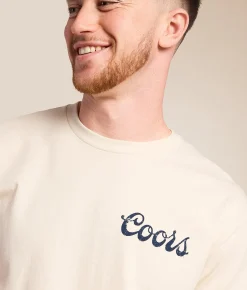 Tops|Graphic T-Shirts | American Needle Coors Patches T-Shirt Natural