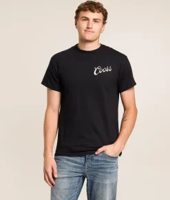 Tops|Graphic T-Shirts | American Needle Coors Poker Nights T-Shirt Sand