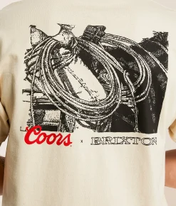 Tops|Graphic T-Shirts | Brixton Coors Range T-Shirt Sand