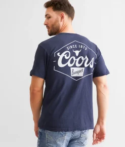 Changes Coors Rodeo Hex Lock T-Shirt Navy Online