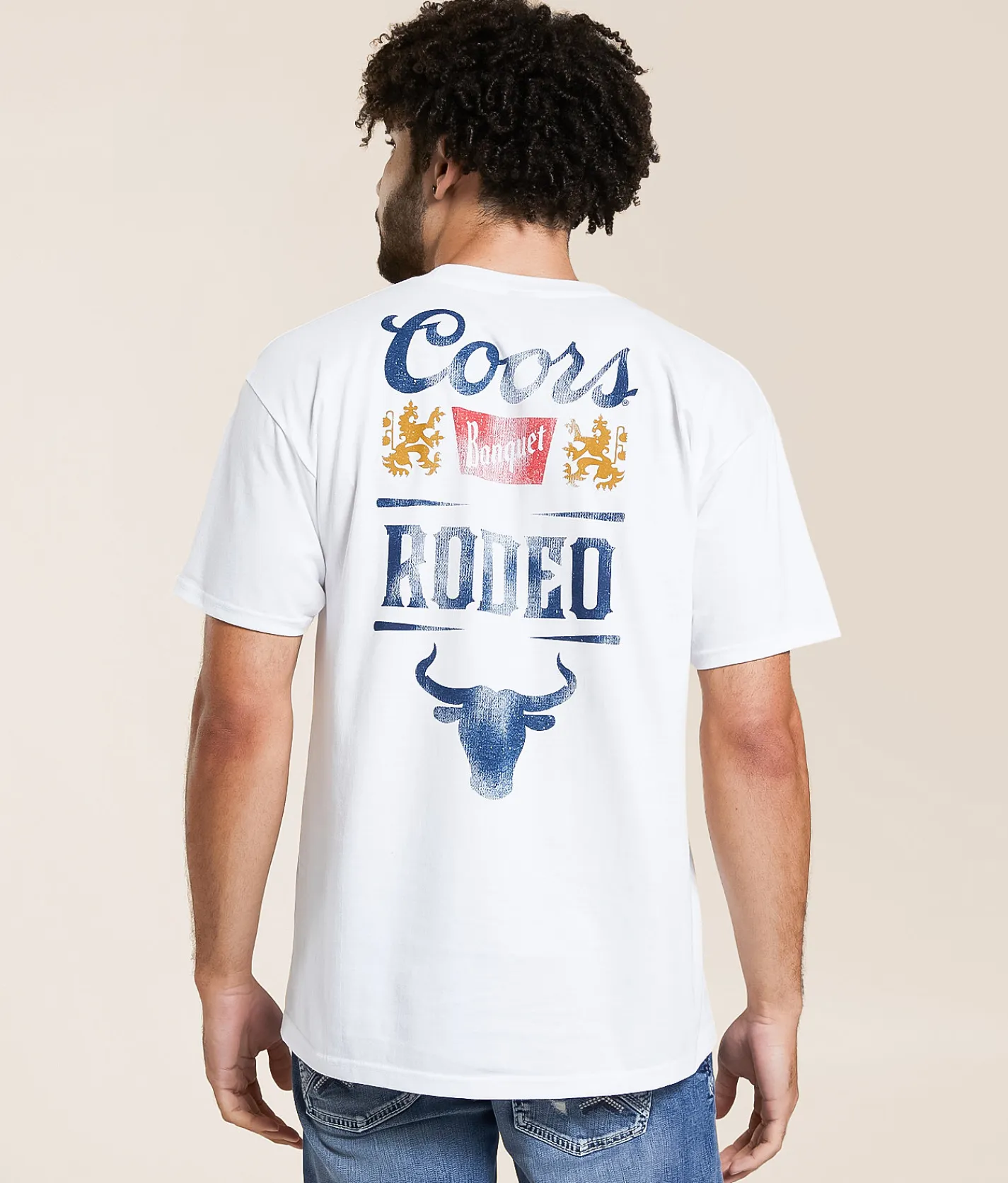 tee luv Coors Rodeo T-Shirt White Hot