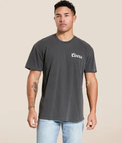 Tops|Graphic T-Shirts | tee luv Coors Rodeo T-Shirt Onyx Black Pigment