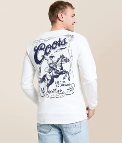Brew City Coors Rodeo T-Shirt White Online