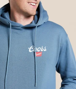 Tops | tee luv Coors Roping Hooded Sweatshirt Indigo Blue