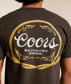 Screen Stars Coors Sheriff T-Shirt Java New