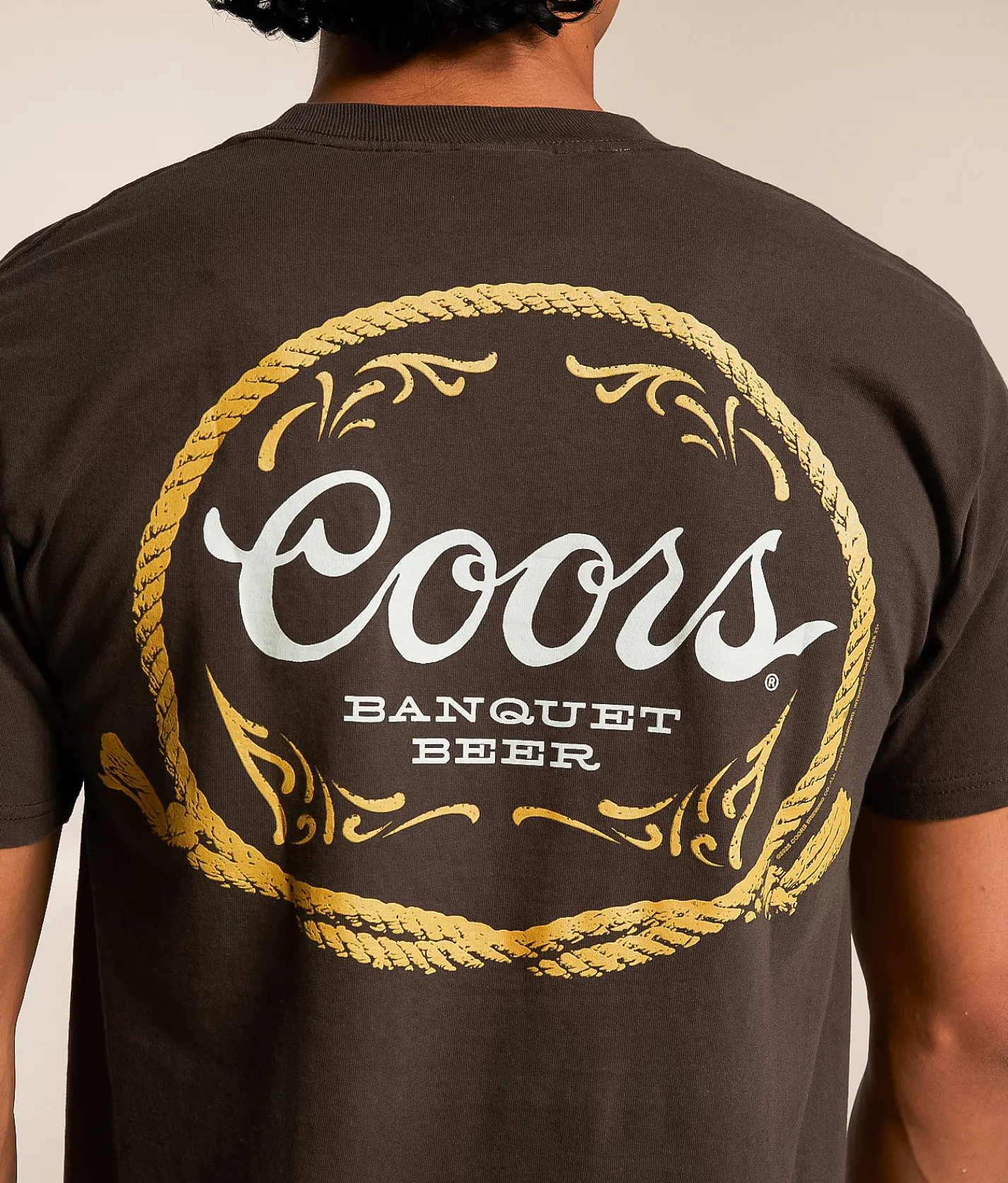 Screen Stars Coors Sheriff T-Shirt Java New