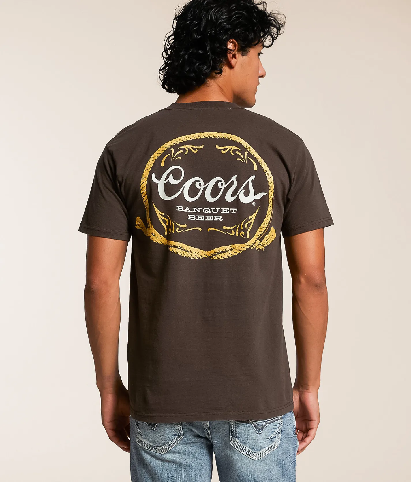 Screen Stars Coors Sheriff T-Shirt Java New