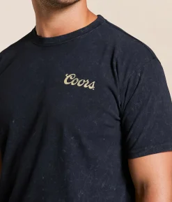 Changes Coors Silhouette T-Shirt Black Mineral Wash Clearance