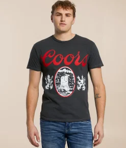 Graphic T-Shirts | Screen Stars Coors Vintage Logo T-Shirt Grey