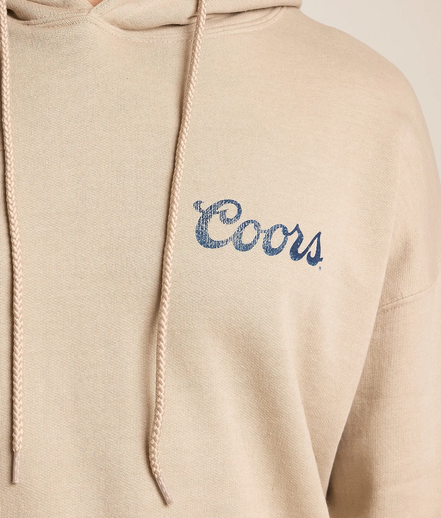 tee luv Coors Waterfall Hooded Sweatshirt Brindle Heather