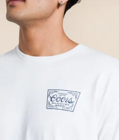 Junkfood Coors Waterfall T-Shirt White Best