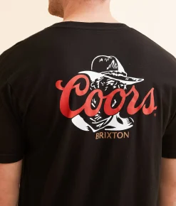 Graphic T-Shirts | Brixton Coors Wayne T-Shirt Black