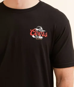 Graphic T-Shirts | Brixton Coors Wayne T-Shirt Black