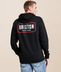 Brixton Coors Wilmont Hooded Sweatshirt Black New