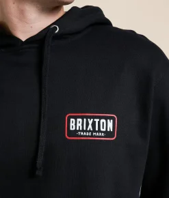 Brixton Coors Wilmont Hooded Sweatshirt Black New