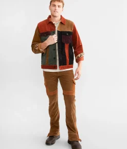 Sale Jeans|Bottoms | PREME Corduroy Cargo Stacked Jean Mocha
