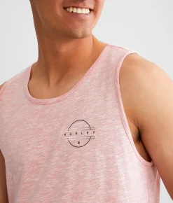 Hurley Core Tank Top White Red Sale