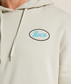 Tops | RVCA Corner Shop Hooded Sweatshirt Ceramic