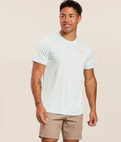 Tops|Graphic T-Shirts | Hurley Corner Shot T-Shirt Water Ballet White Camd