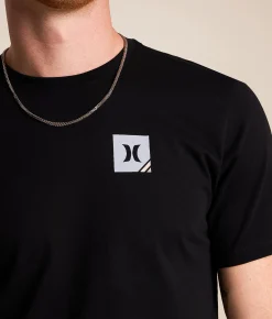 Hurley Corner T-Shirt Black