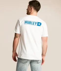 Hurley Corner T-Shirt White New
