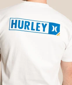 Hurley Corner T-Shirt White New