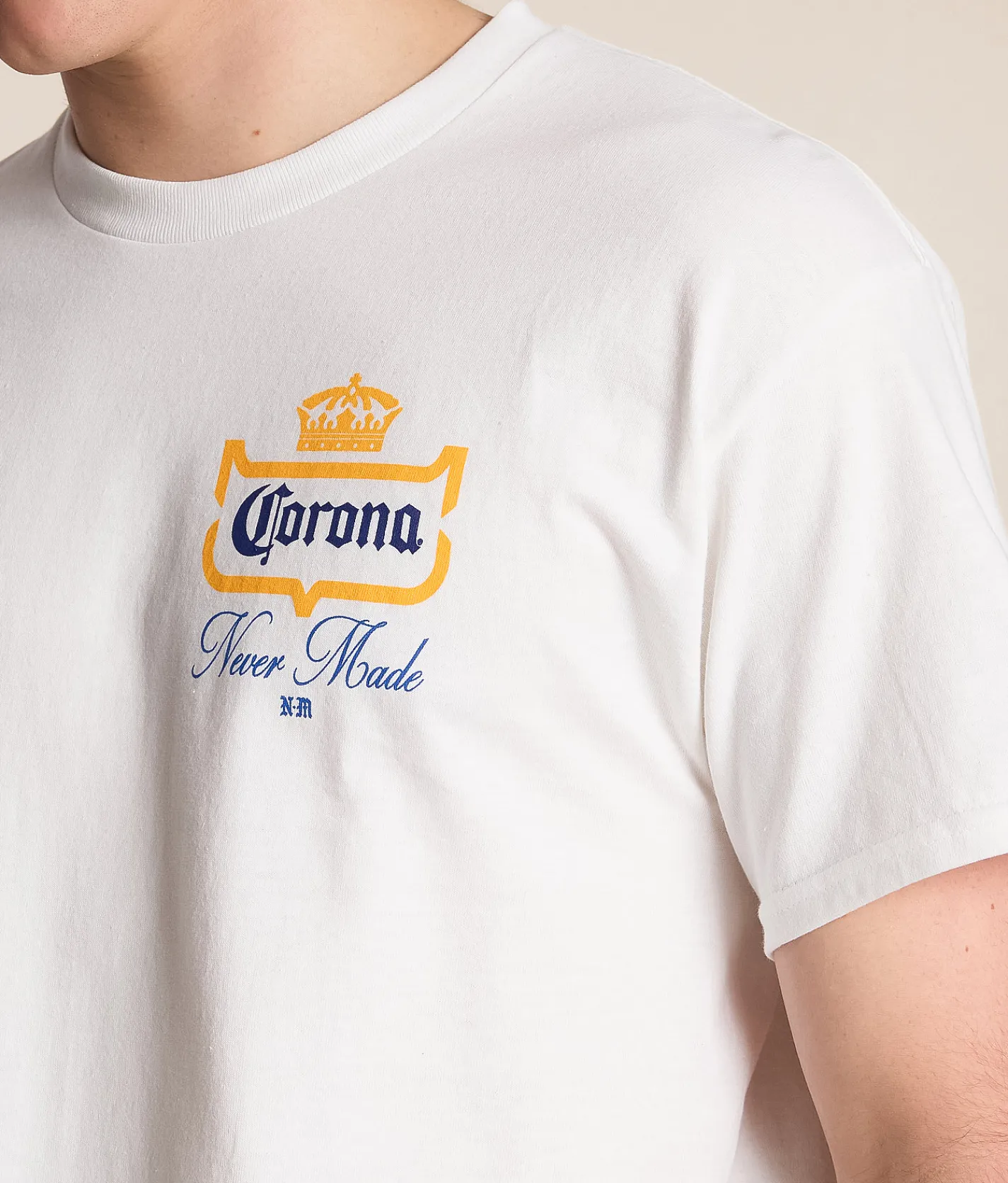 Ripple Junction® Corona Breakthrough T-Shirt White New