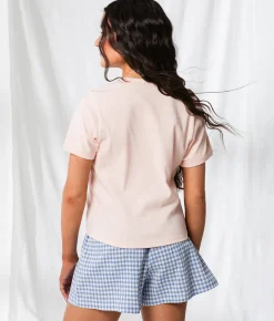 33 Coastal Coronado Beach T-Shirt Pearl Blush Outlet