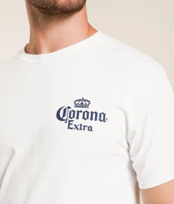 Tops|Graphic T-Shirts | Changes Corona Extra T-Shirt White