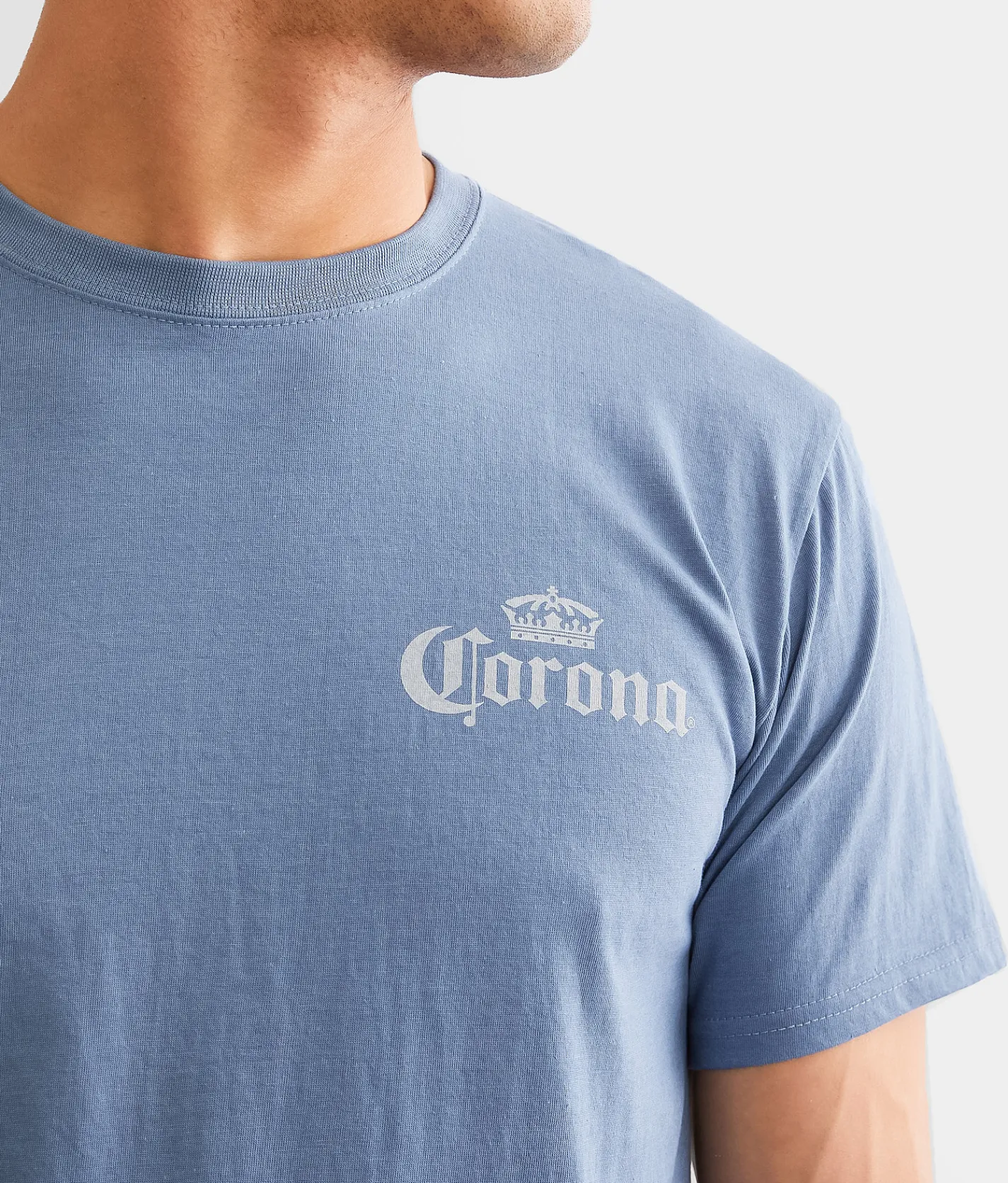 Graphic T-Shirts | Changes Corona La Vida T-Shirt Dusty Blue