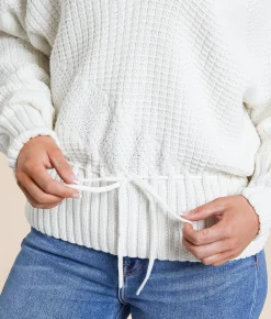 Z Supply Cota Hooded Sweater Sea Salt Sale