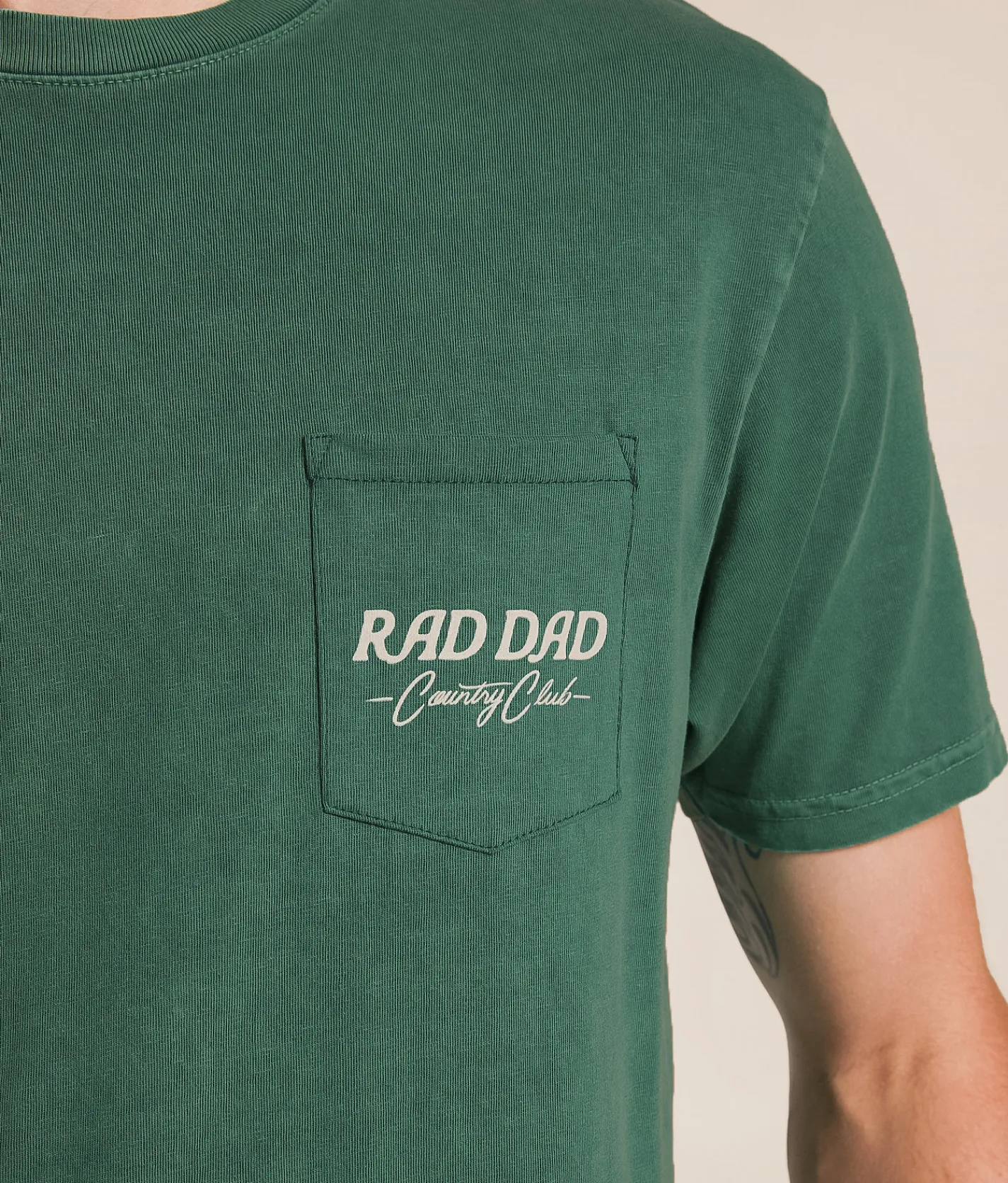 Graphic T-Shirts | Rad Dad Country Club T-Shirt Light Green