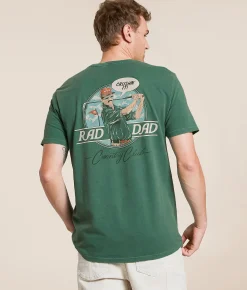 Graphic T-Shirts | Rad Dad Country Club T-Shirt Light Green