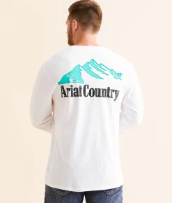 Ariat Country T-Shirt White Clearance