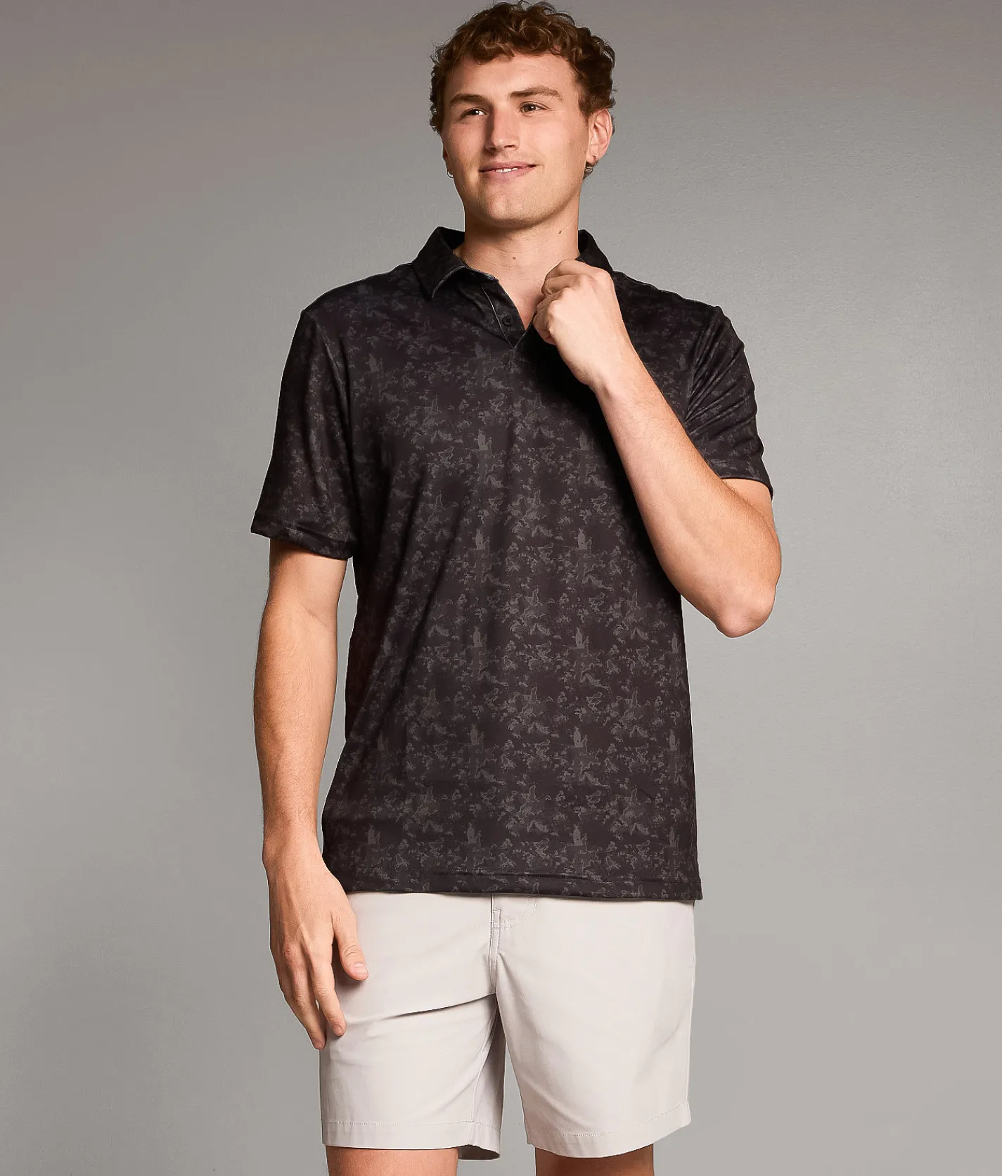 Maven Co-op Course Performance Polo Charcoal Black Outlet